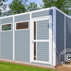 Abri En Bois, Bertilo Cubus 3, 3,37x2,34x2,32m, Gris