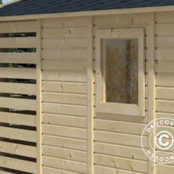 Abri De Jardin En Bois Lojo, 3x3,64x2,57m, 10,8m², Naturel 7 Abri De Jardin En Bois Lojo, 3x3,64x2,57m, 10,8m², Naturel -Promos Jardin Natif Magasin wc202210 04