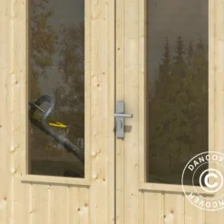 Abri En Bois Mikkeli, 2,41x1,84x2,33m, 4,4m², Naturel -Promos Jardin Natif Magasin wc202220 052